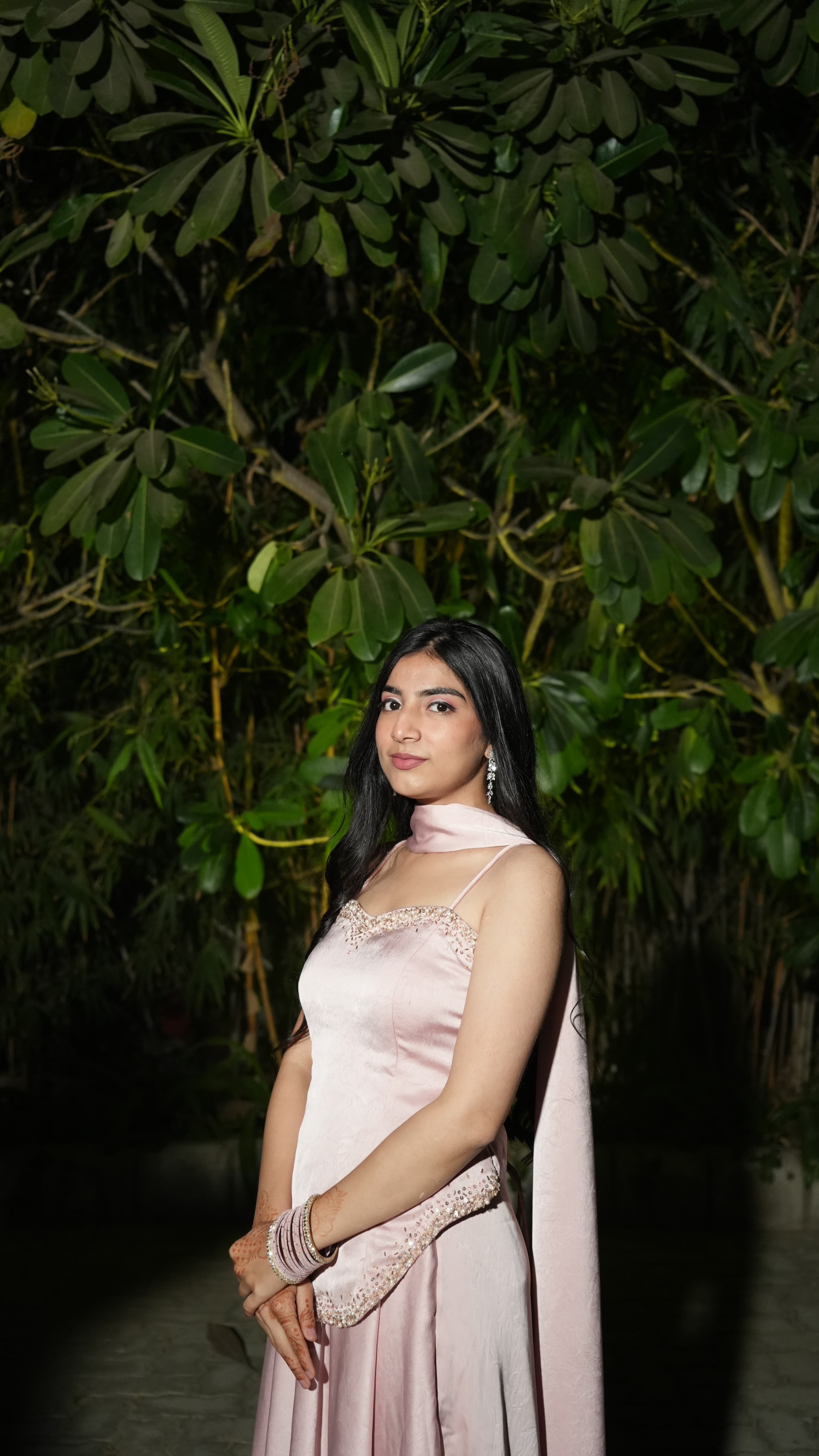 Woman in elegant modern indian wear